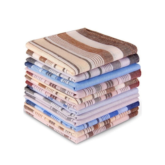 12pcs.Men’s hankerchiefs multi color - Picture 1 of 6